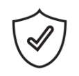 warranty shield with check icon